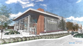 Render of the Broadlawns Community Clinic