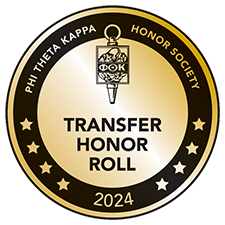 Phi Theta Kappa Honor Society - Transfer Honor Roll Badge - 2024