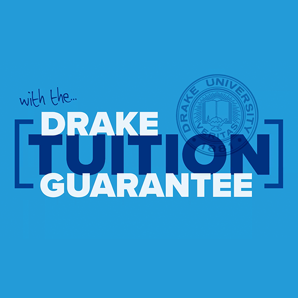 With the Drake Tutition Guarantee