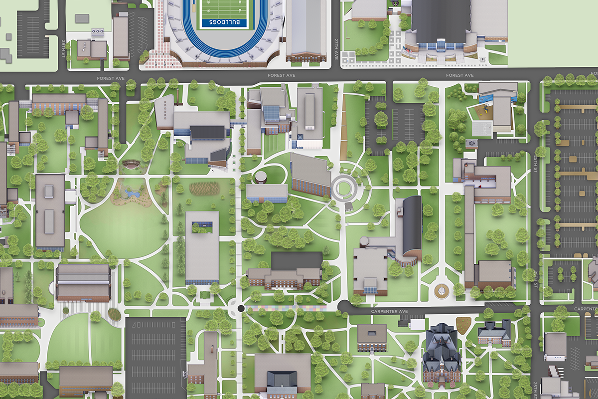 Directions and Map of Drake University | Drake University